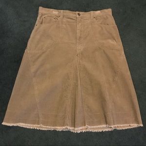 Corduroy skirt